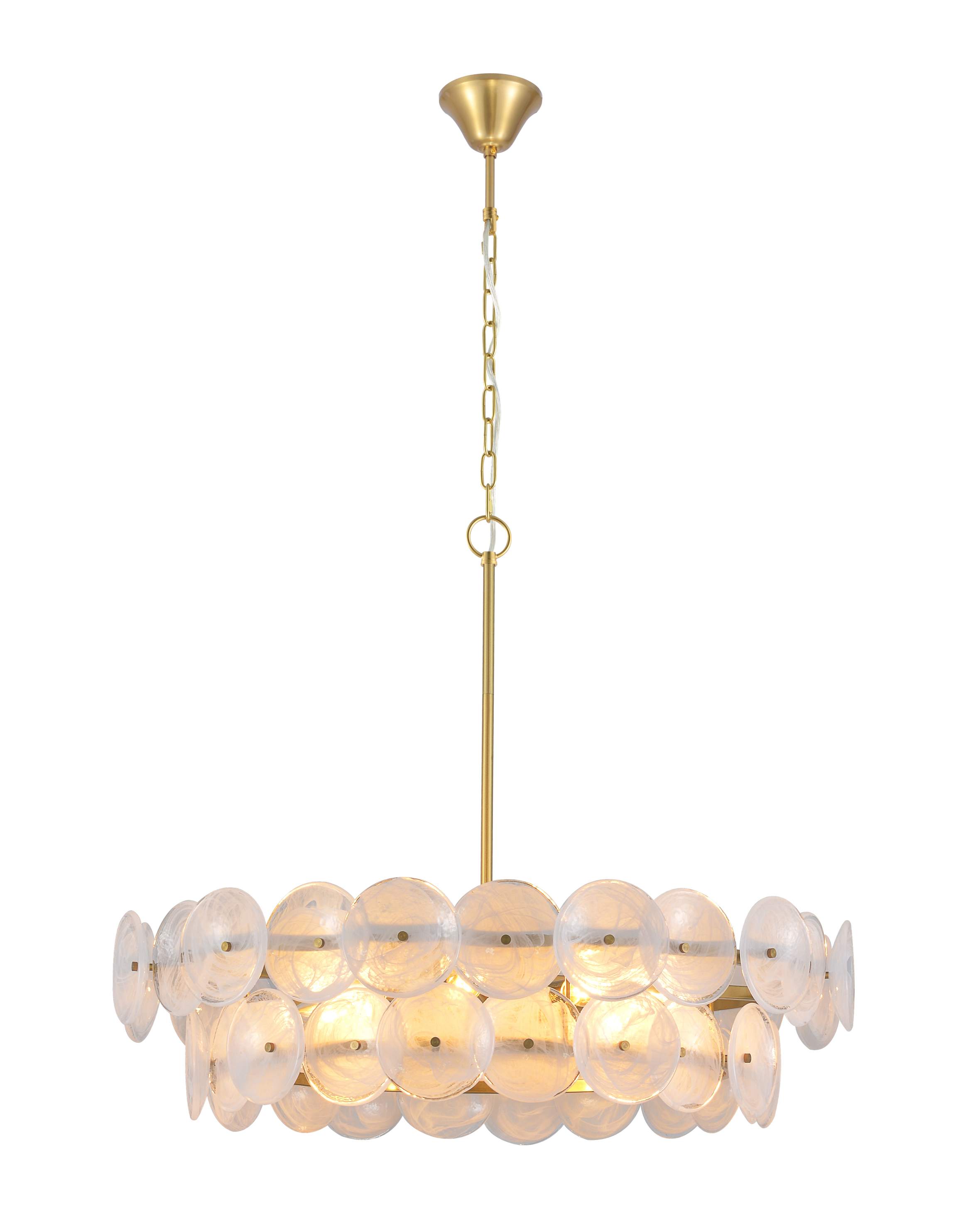 Люстра SD2239-8 Бұлтты шыны